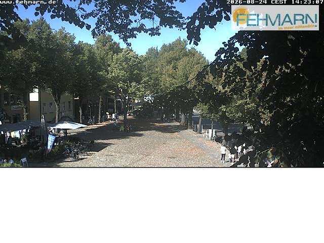 Archived image Webcam Fehmarn: View Market Place in Burg