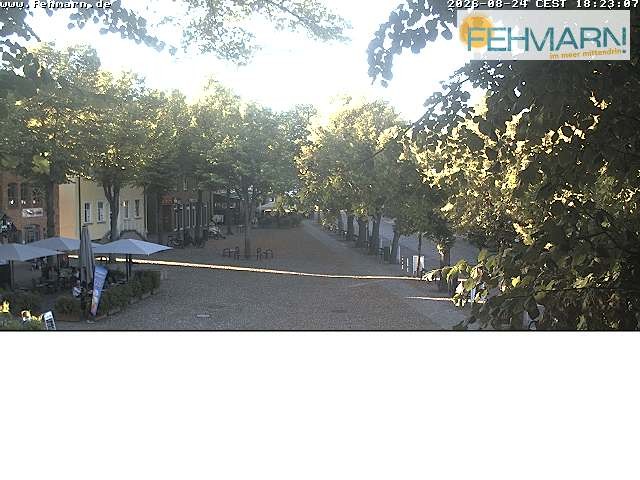 Archived image Webcam Fehmarn: View Market Place in Burg