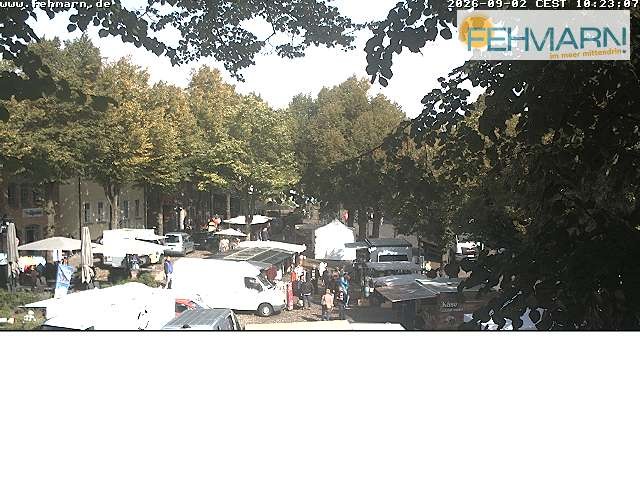 Archiv Foto Webcam Fehmarn: Marktplatz in Burg