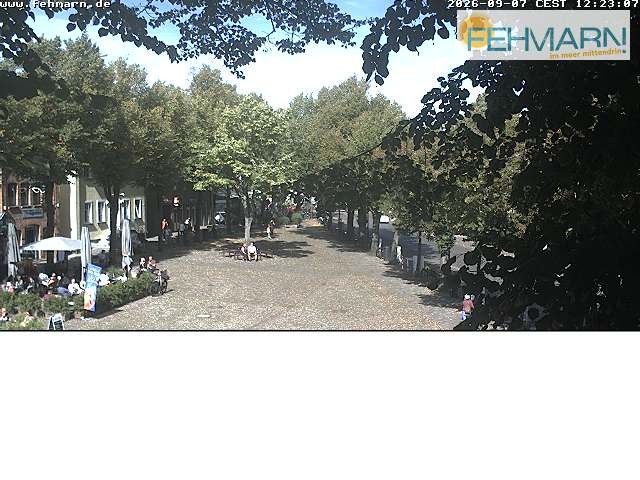 Archiv Foto Webcam Fehmarn: Marktplatz in Burg