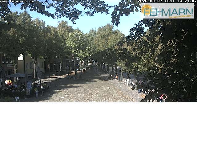 Archiv Foto Webcam Fehmarn: Marktplatz in Burg