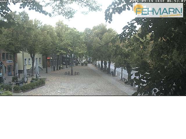 Archiv Foto Webcam Fehmarn: Marktplatz in Burg