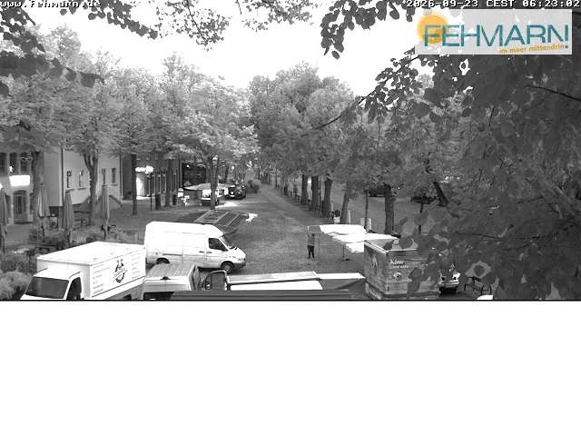 Archiv Foto Webcam Fehmarn: Marktplatz in Burg
