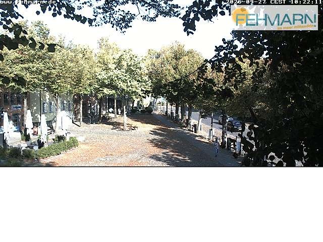 Archiv Foto Webcam Fehmarn: Marktplatz in Burg