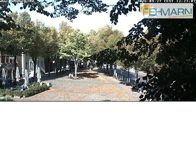 Archiv Foto Webcam Fehmarn: Marktplatz in Burg