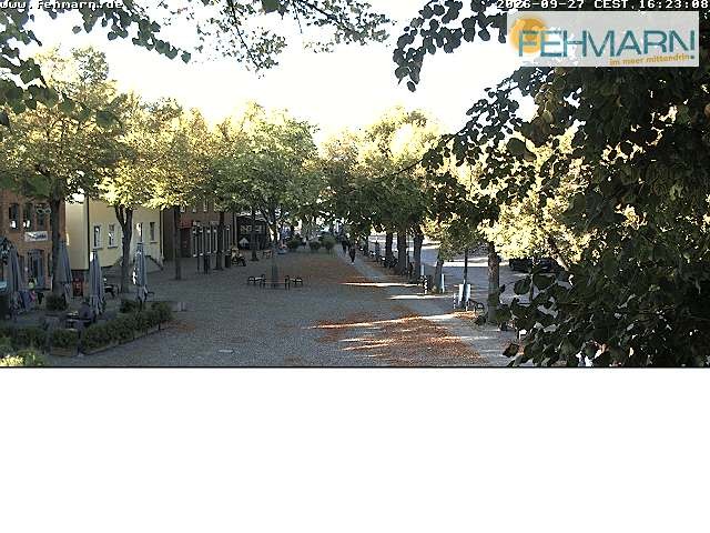Archiv Foto Webcam Fehmarn: Marktplatz in Burg