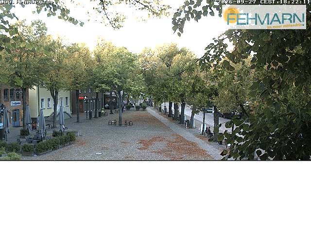 Archiv Foto Webcam Fehmarn: Marktplatz in Burg