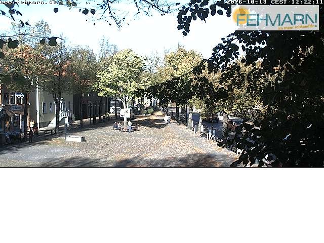 Archiv Foto Webcam Fehmarn: Marktplatz in Burg