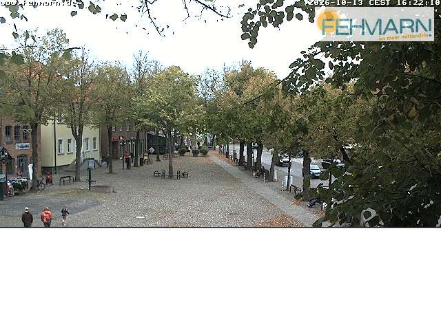 Archiv Foto Webcam Fehmarn: Marktplatz in Burg