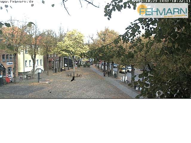 Archiv Foto Webcam Fehmarn: Marktplatz in Burg