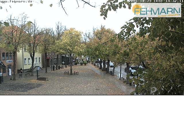 Archiv Foto Webcam Fehmarn: Marktplatz in Burg