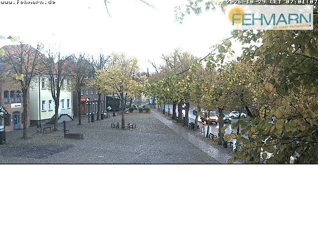 Archiv Foto Webcam Fehmarn: Marktplatz in Burg