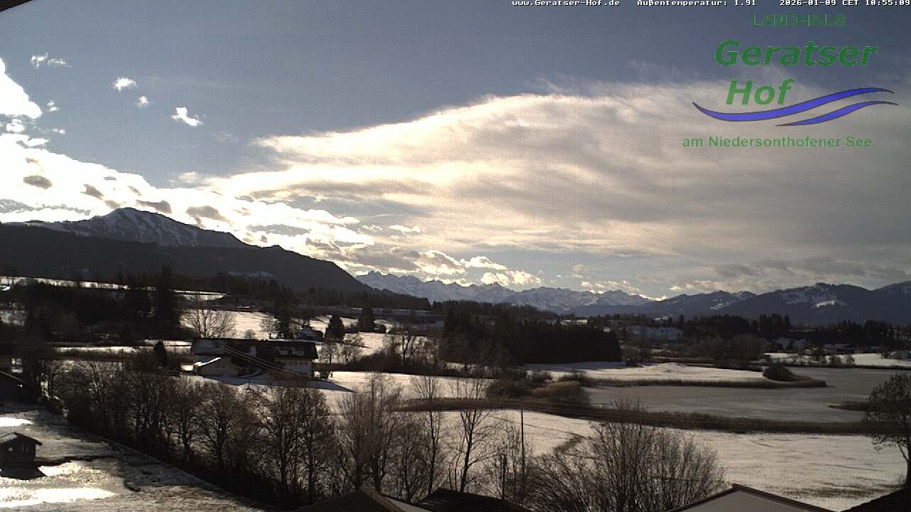 Archived image Webcam Geratser Hof near Waltenhofen