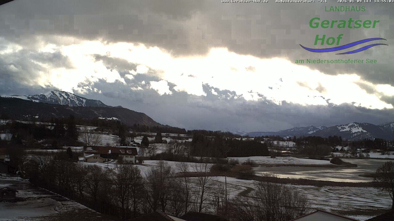 Archived image Webcam Geratser Hof near Waltenhofen