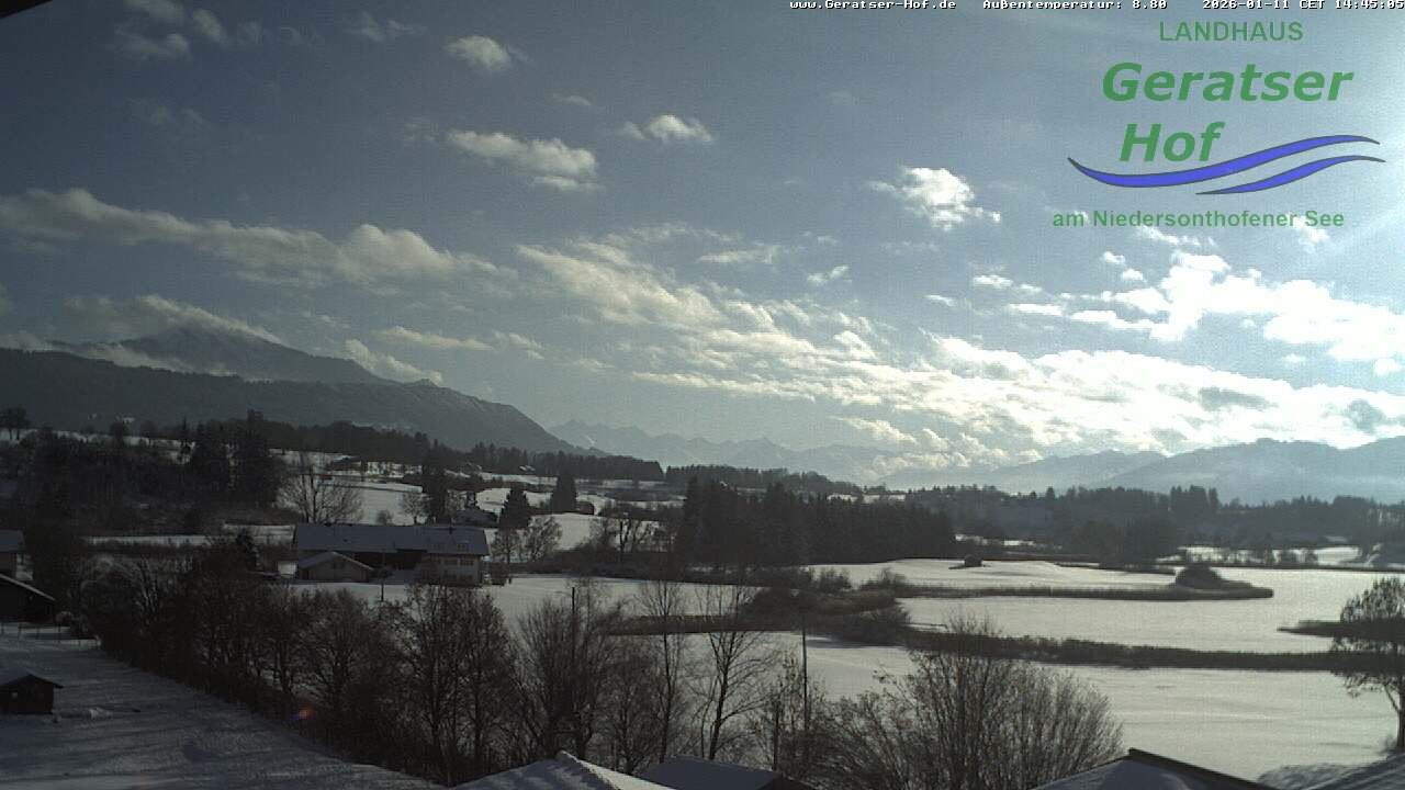 Archived image Webcam Geratser Hof near Waltenhofen