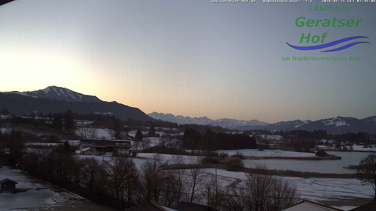 Archived image Webcam Geratser Hof near Waltenhofen