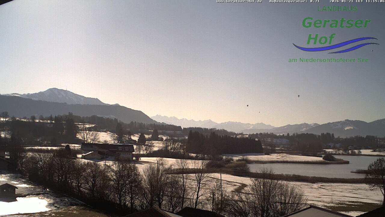 Archived image Webcam Geratser Hof near Waltenhofen
