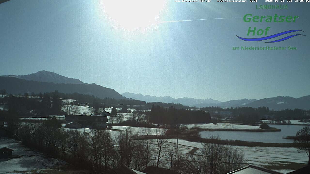 Archived image Webcam Geratser Hof near Waltenhofen