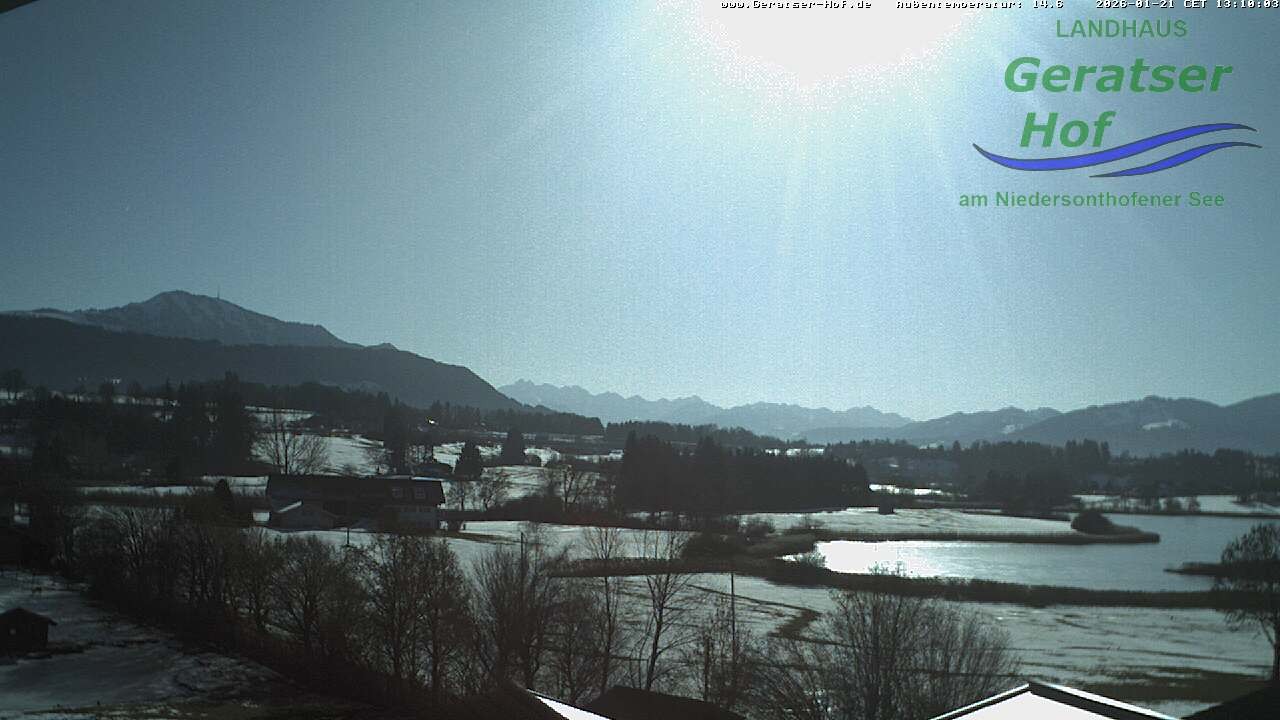 Archived image Webcam Geratser Hof near Waltenhofen