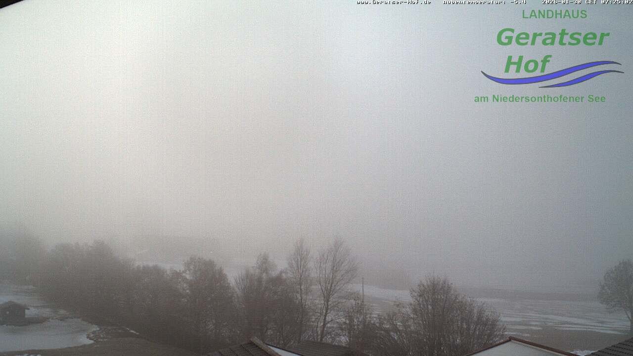 Archiv Foto Webcam Blick vom Geratser Hof auf die Niedersonthofener Seen