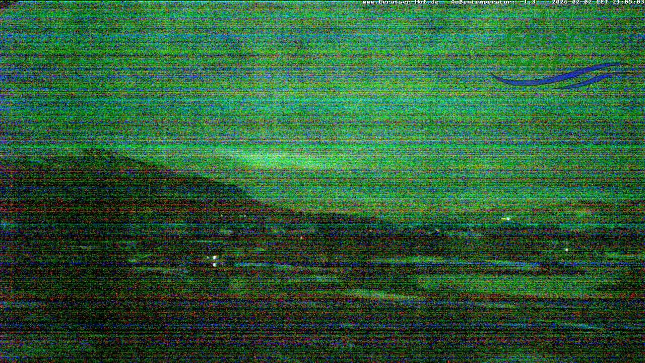 Archiv Foto Webcam Blick vom Geratser Hof auf die Niedersonthofener Seen
