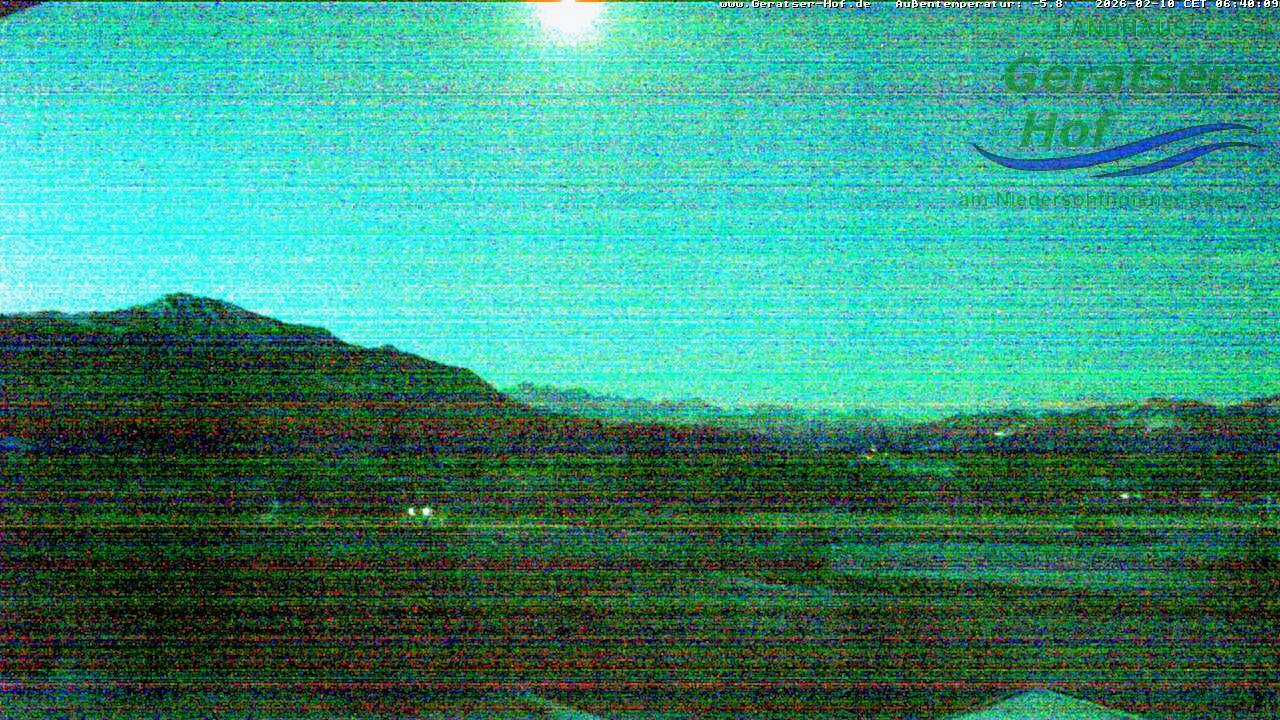 Archiv Foto Webcam Blick vom Geratser Hof auf die Niedersonthofener Seen