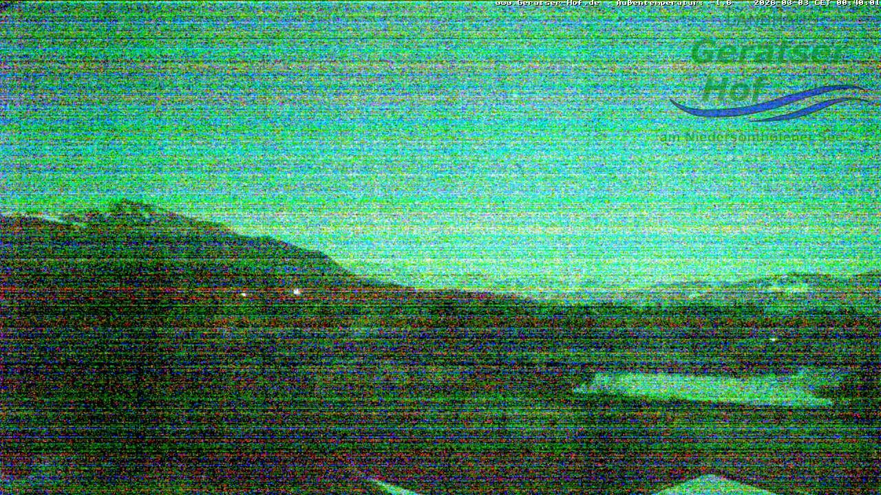 Archiv Foto Webcam Blick vom Geratser Hof auf die Niedersonthofener Seen