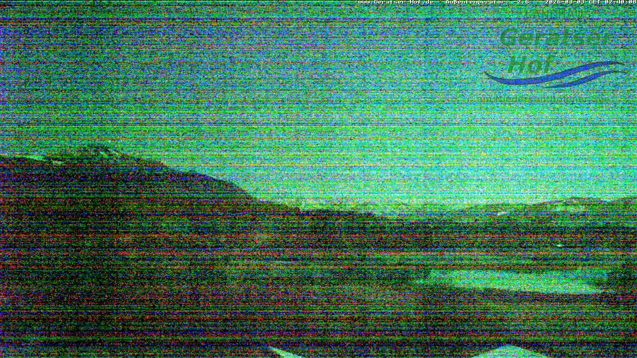 Archiv Foto Webcam Blick vom Geratser Hof auf die Niedersonthofener Seen