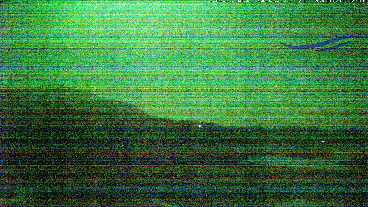 Archiv Foto Webcam Blick vom Geratser Hof auf die Niedersonthofener Seen