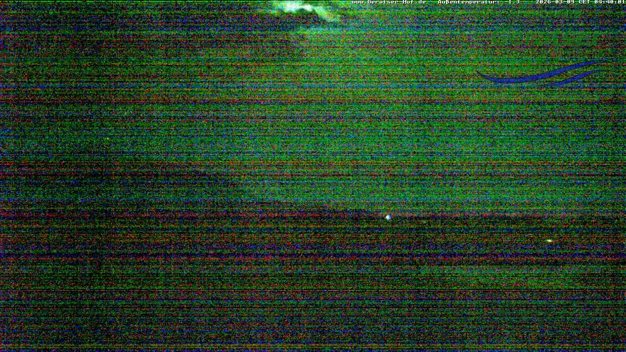 Archiv Foto Webcam Blick vom Geratser Hof auf die Niedersonthofener Seen