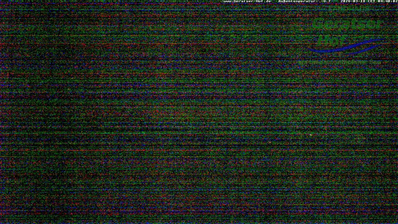 Archiv Foto Webcam Blick vom Geratser Hof auf die Niedersonthofener Seen