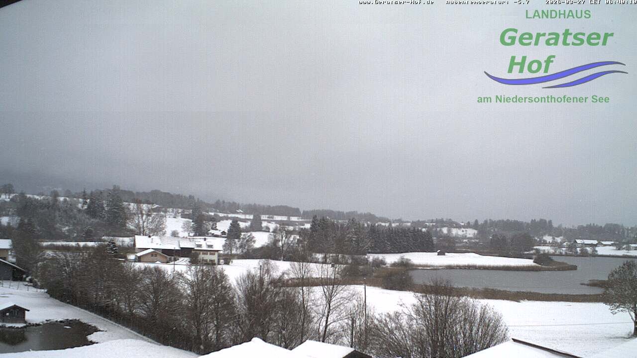 Archived image Webcam Geratser Hof near Waltenhofen
