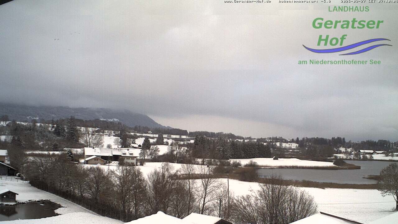Archived image Webcam Geratser Hof near Waltenhofen