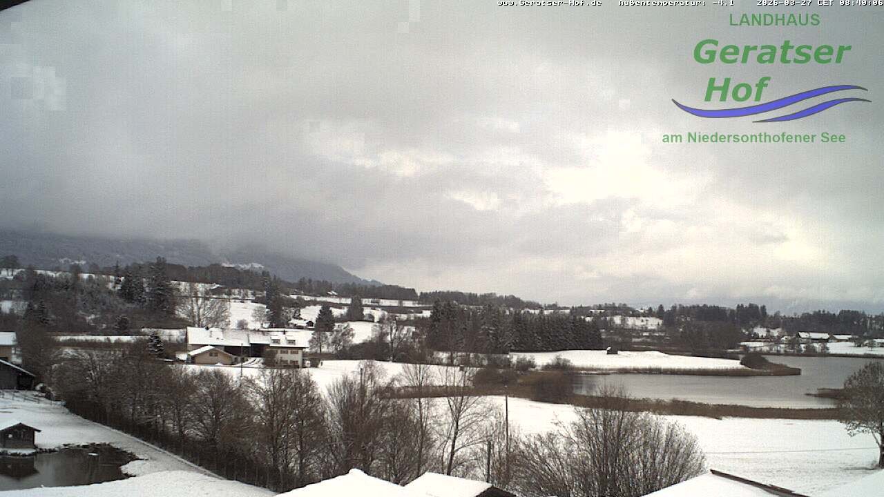 Archived image Webcam Geratser Hof near Waltenhofen