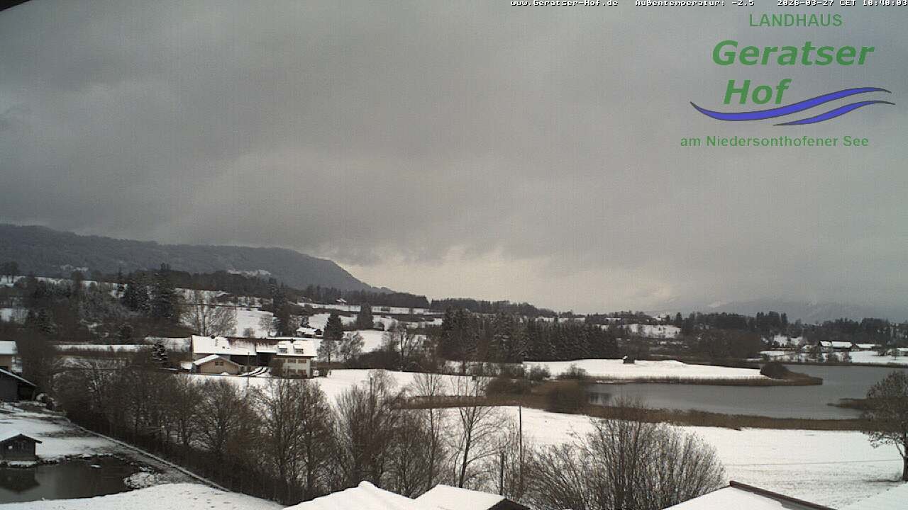 Archived image Webcam Geratser Hof near Waltenhofen