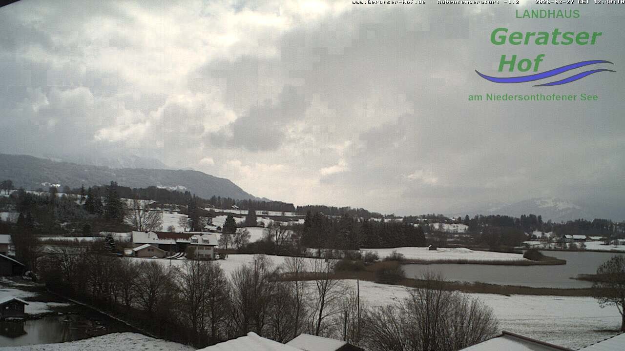 Archived image Webcam Geratser Hof near Waltenhofen