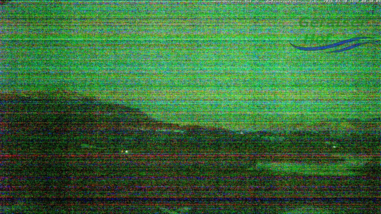 Archiv Foto Webcam Blick vom Geratser Hof auf die Niedersonthofener Seen