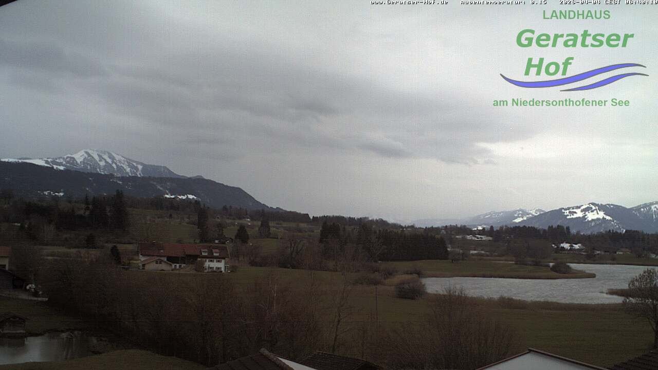 Archived image Webcam Geratser Hof near Waltenhofen