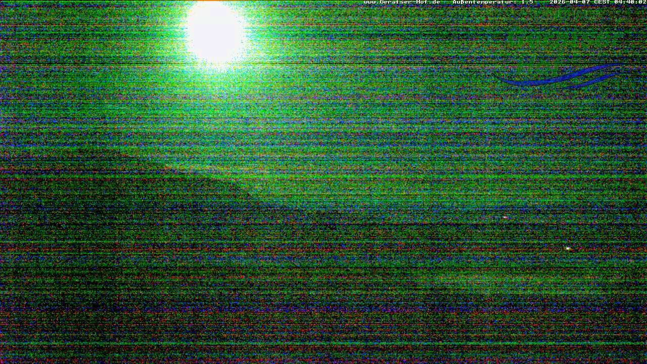 Archiv Foto Webcam Blick vom Geratser Hof auf die Niedersonthofener Seen