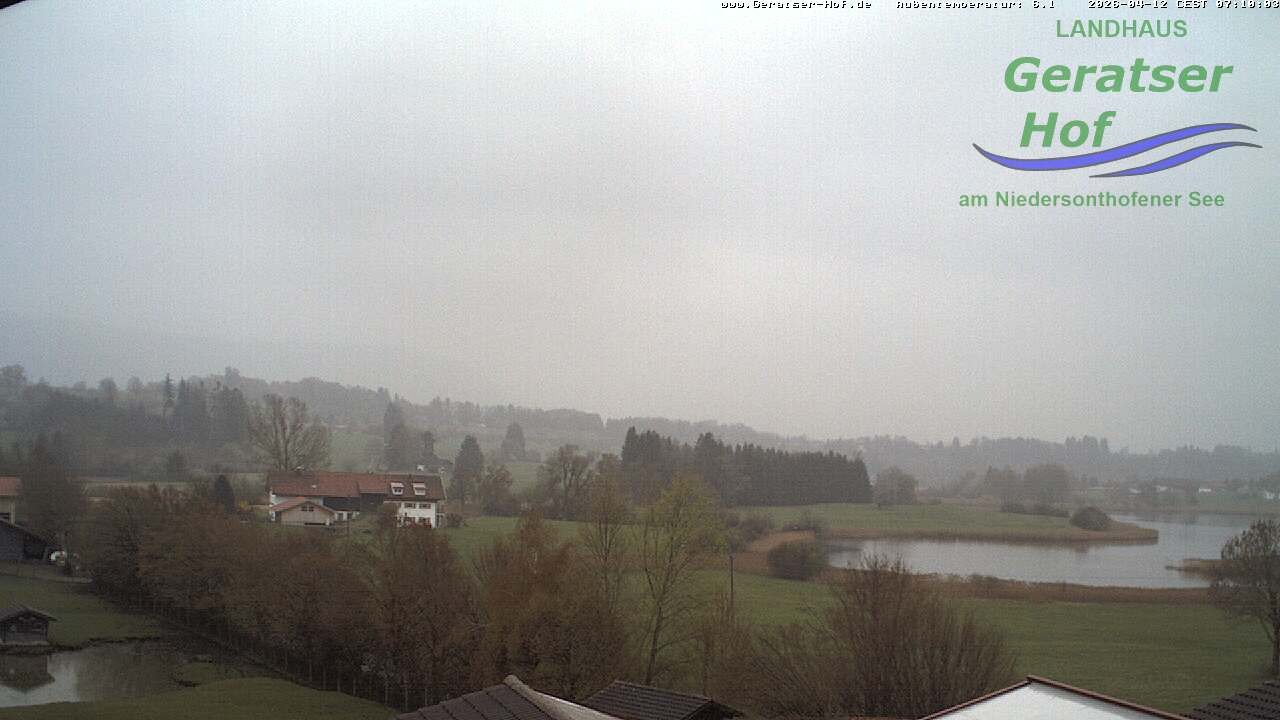 Archived image Webcam Geratser Hof near Waltenhofen
