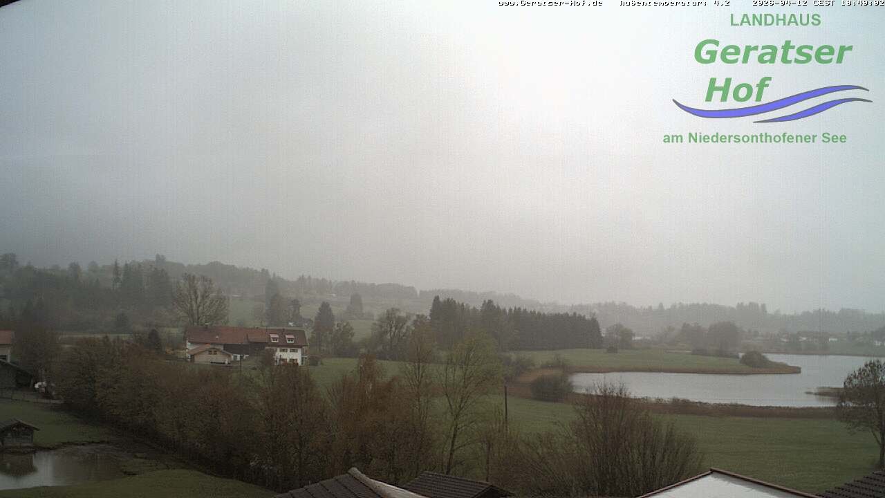 Archived image Webcam Geratser Hof near Waltenhofen