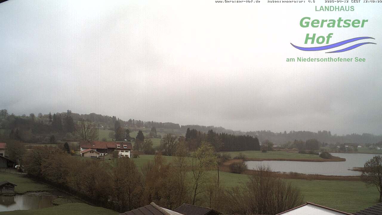 Archived image Webcam Geratser Hof near Waltenhofen