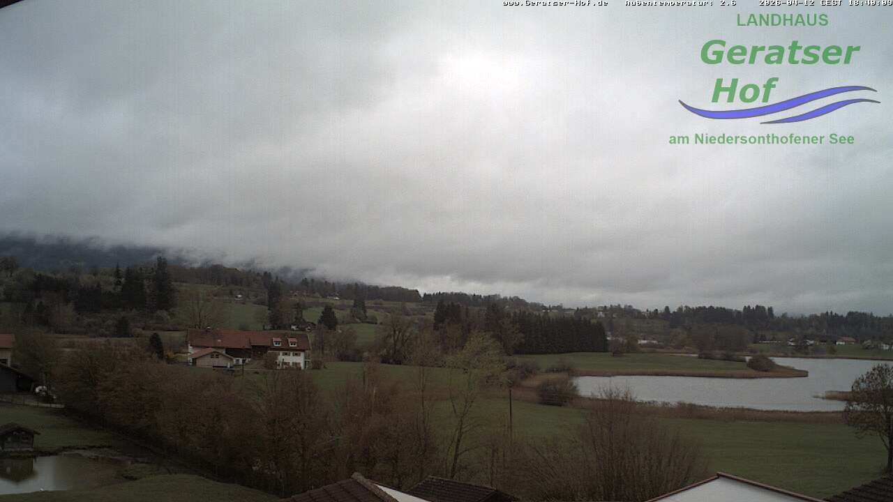 Archived image Webcam Geratser Hof near Waltenhofen