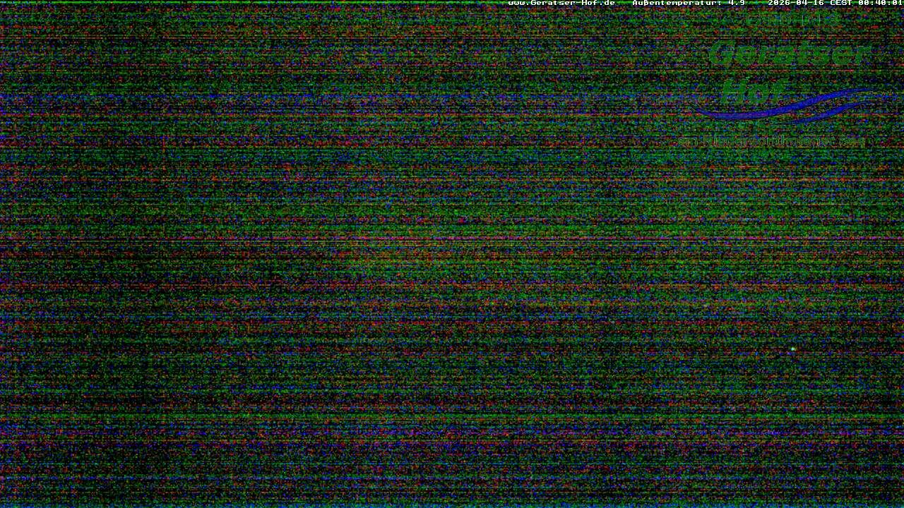 Archiv Foto Webcam Blick vom Geratser Hof auf die Niedersonthofener Seen