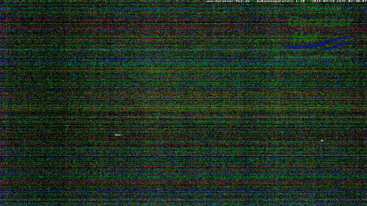 Archiv Foto Webcam Blick vom Geratser Hof auf die Niedersonthofener Seen