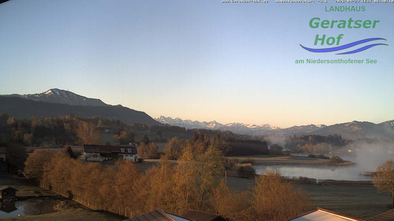 Archived image Webcam Geratser Hof near Waltenhofen