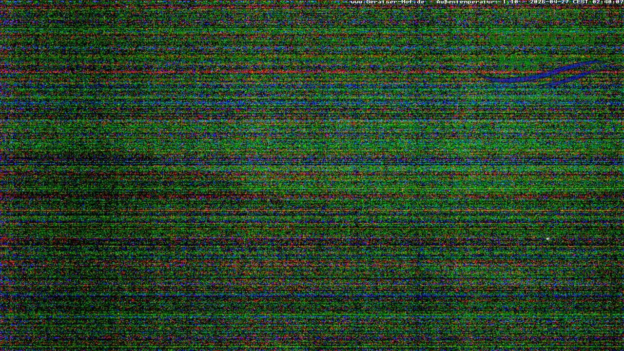 Archiv Foto Webcam Blick vom Geratser Hof auf die Niedersonthofener Seen