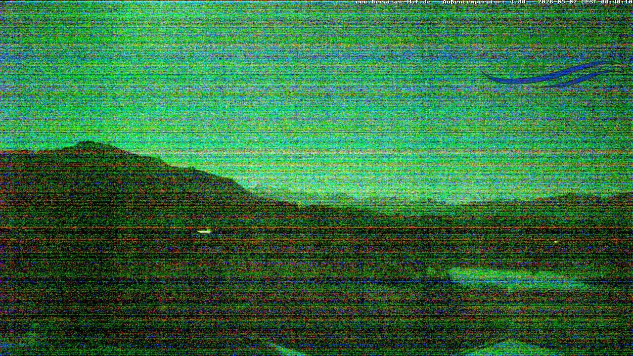 Archiv Foto Webcam Blick vom Geratser Hof auf die Niedersonthofener Seen