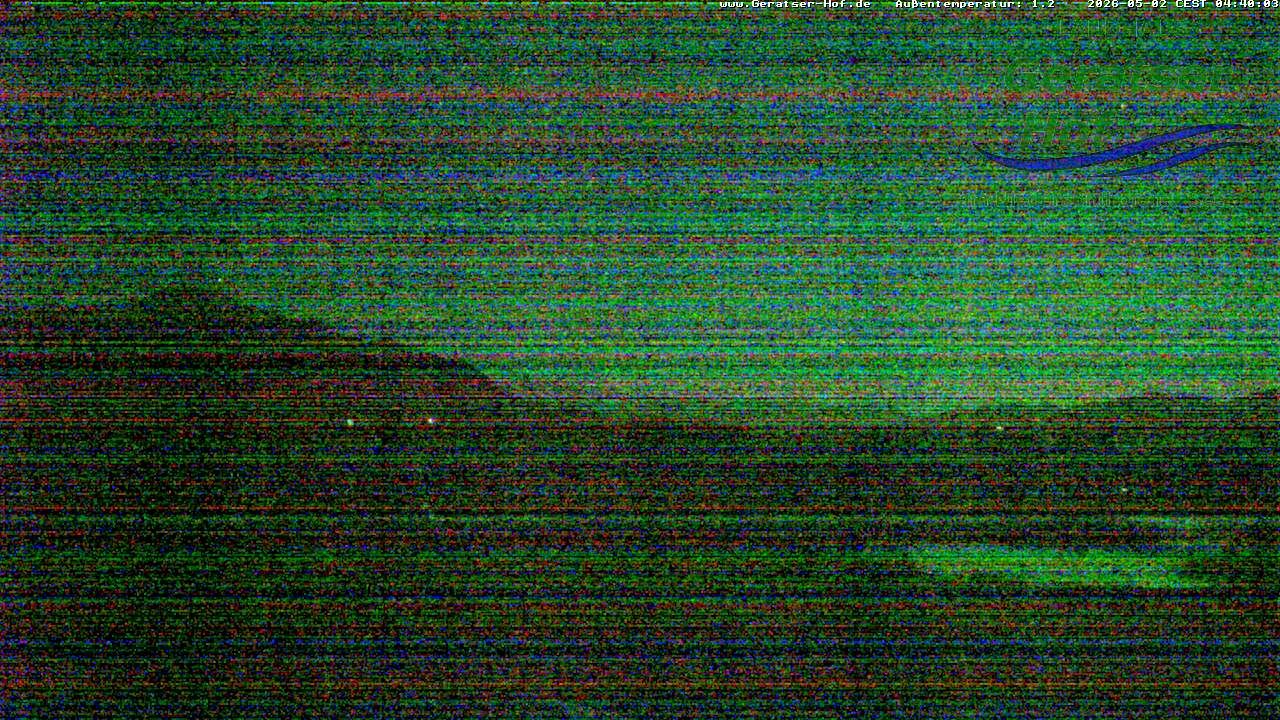 Archiv Foto Webcam Blick vom Geratser Hof auf die Niedersonthofener Seen