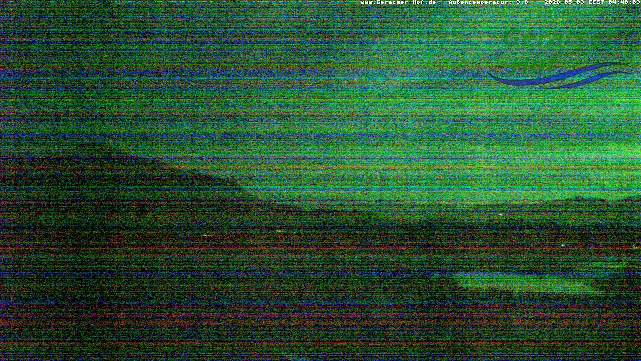 Archiv Foto Webcam Blick vom Geratser Hof auf die Niedersonthofener Seen
